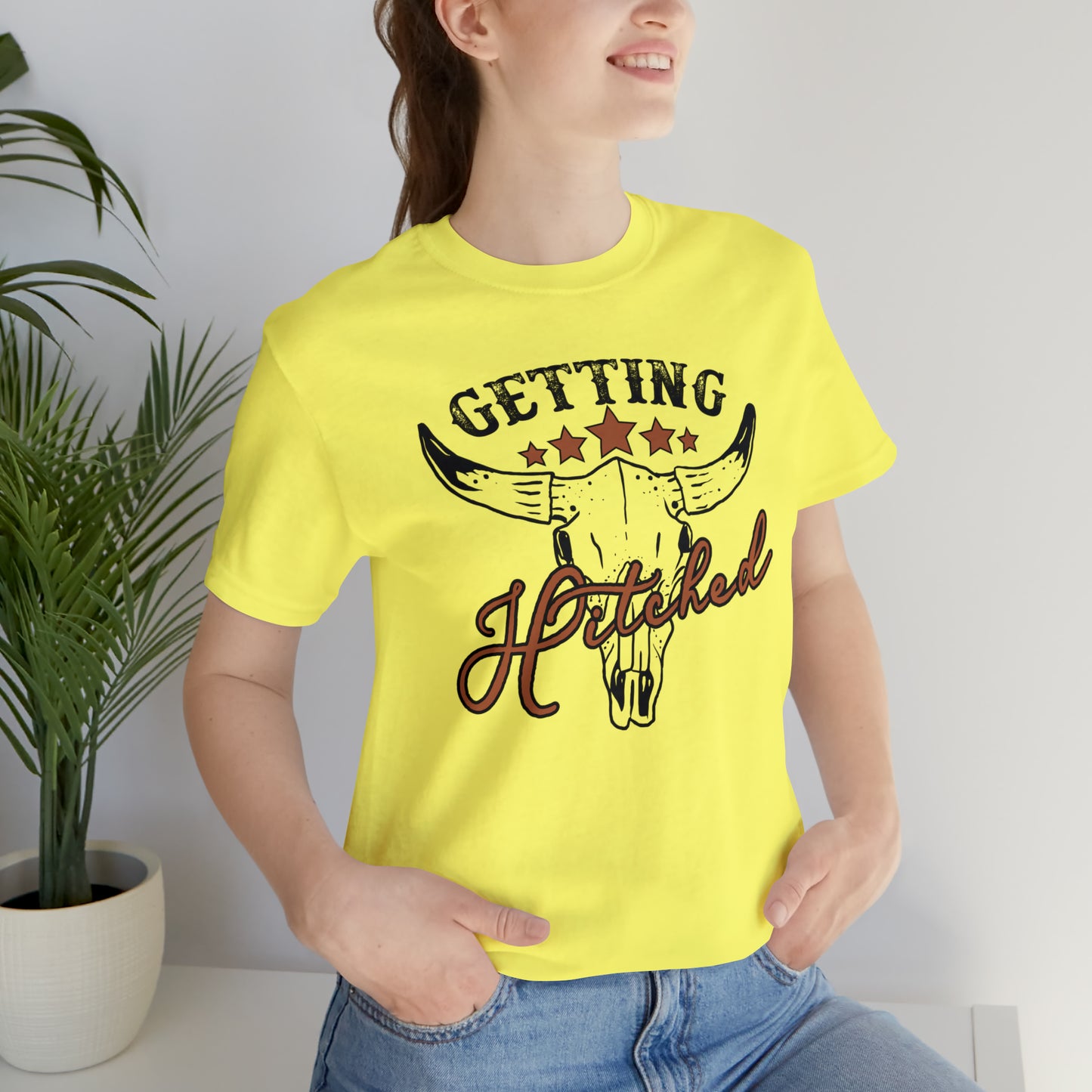 Vintage Getting Hitched Bride T-Shirt