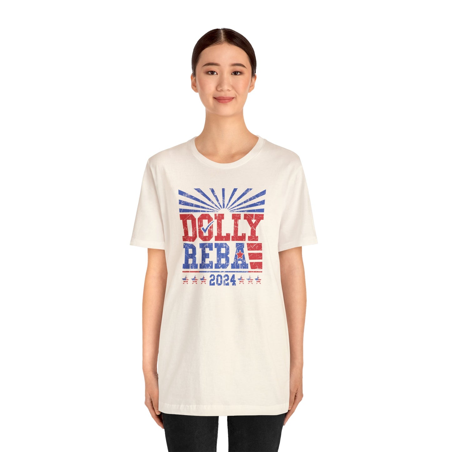 Dolly Reba for President 2024 Bella Jersey Short Sleeve Tee (Unisex)