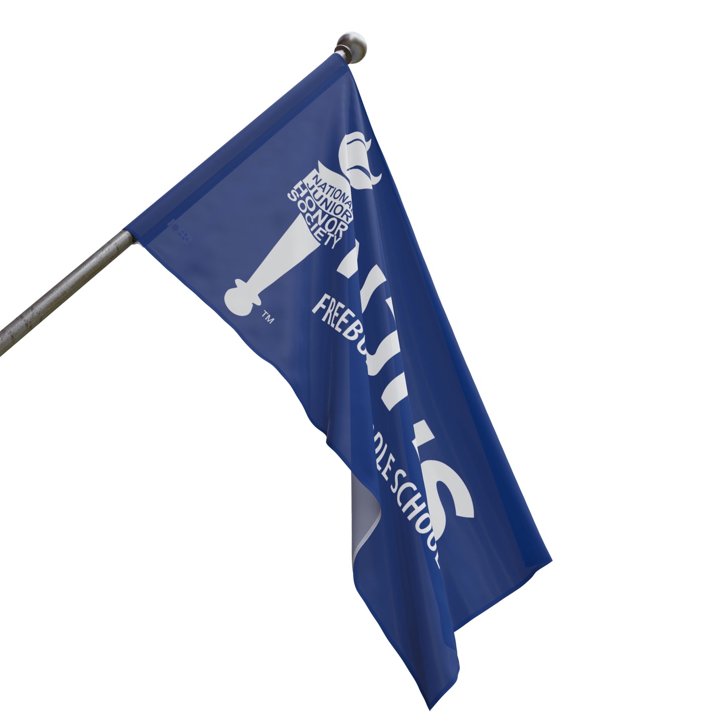 Freeburg Middle School NJHS National Junior Honor Society Flag - Royal Blue