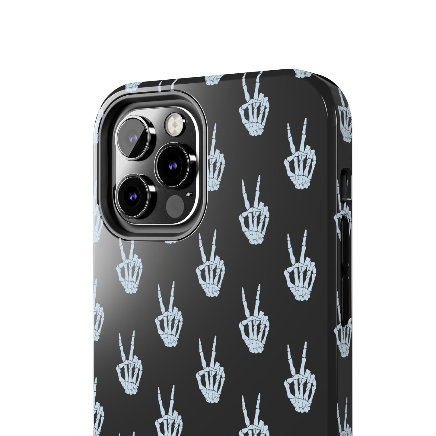 Skeleton Hand Peace Sign Tough Phone Cases