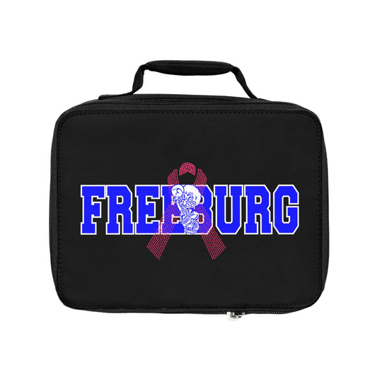 Freeburg Midgets Pink Ribbon Black Lunch Bag