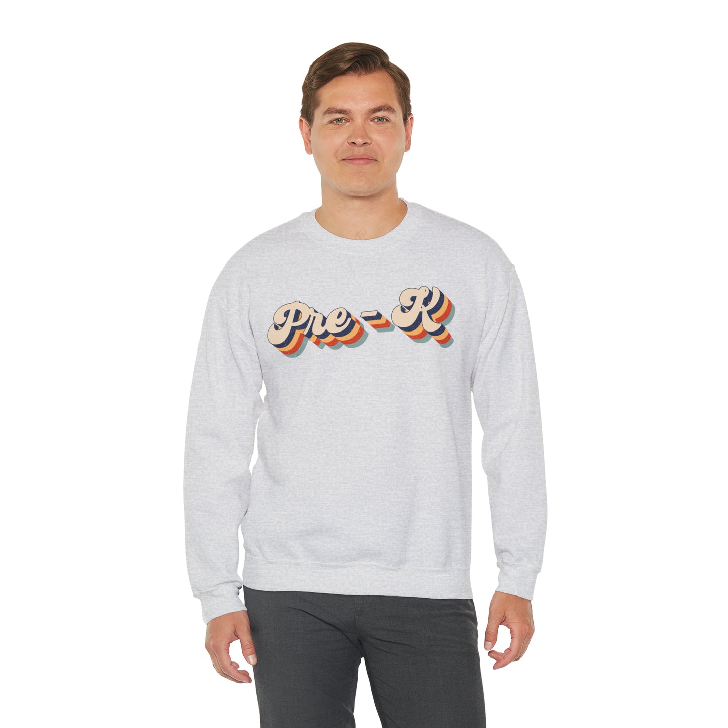 Retro Pre-K Unisex Heavy Blend™ Crewneck Sweatshirt