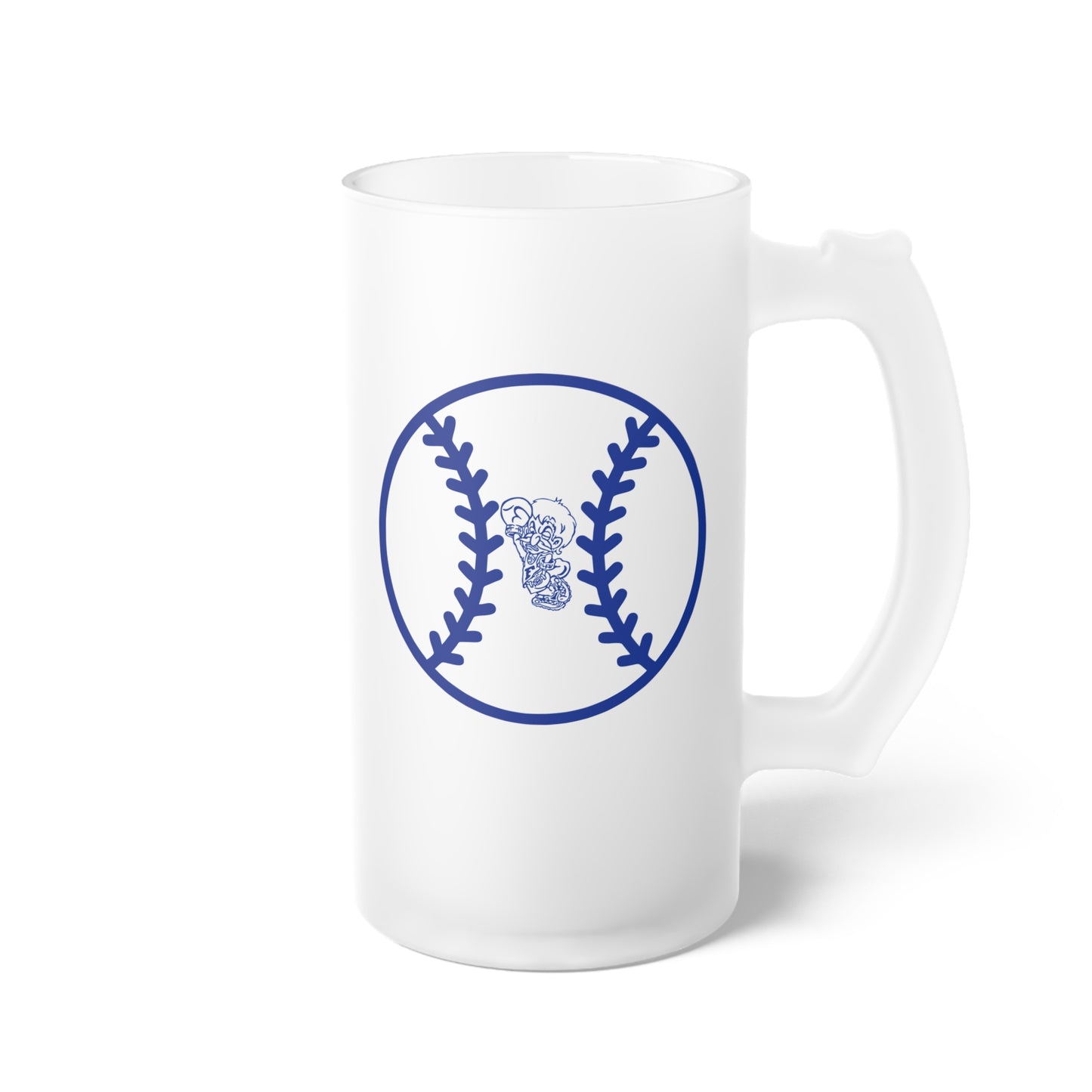 FCHS Freeburg Midgets Baseball Frosted Glass Beer Mug