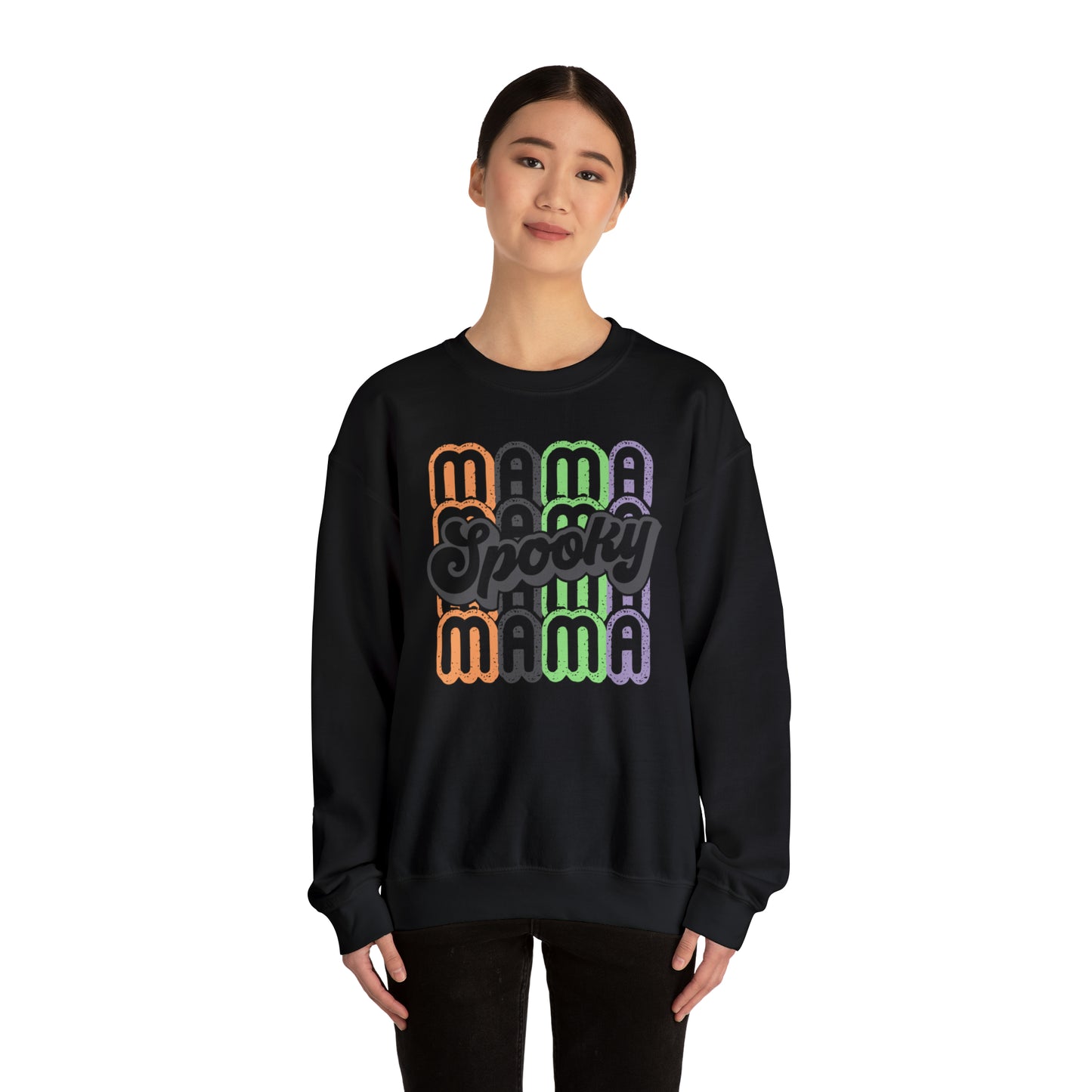 Spooky Mama Unisex Heavy Blend™ Crewneck Sweatshirt