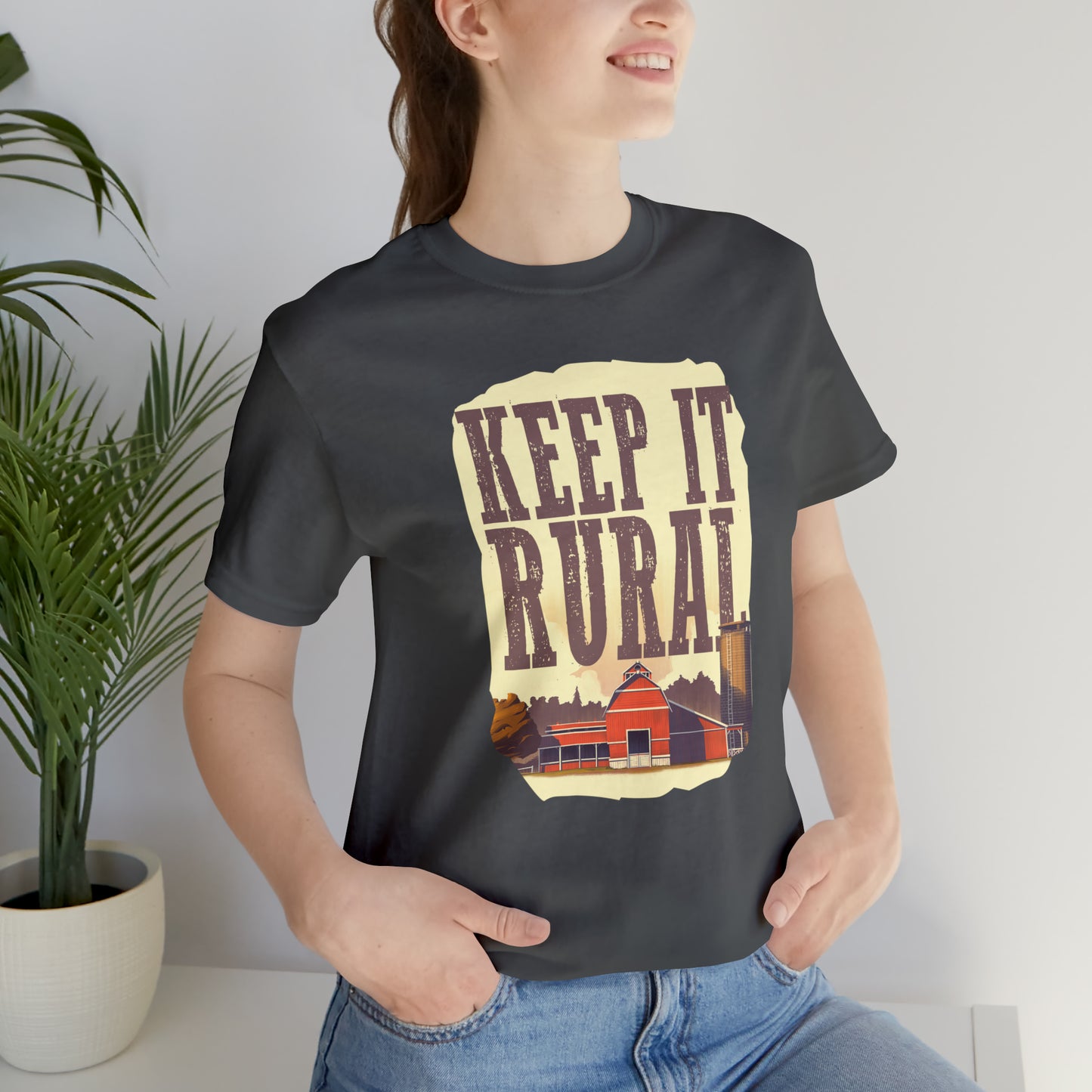 "Keep It Rural" Unisex Jersey Short Sleeve Tee