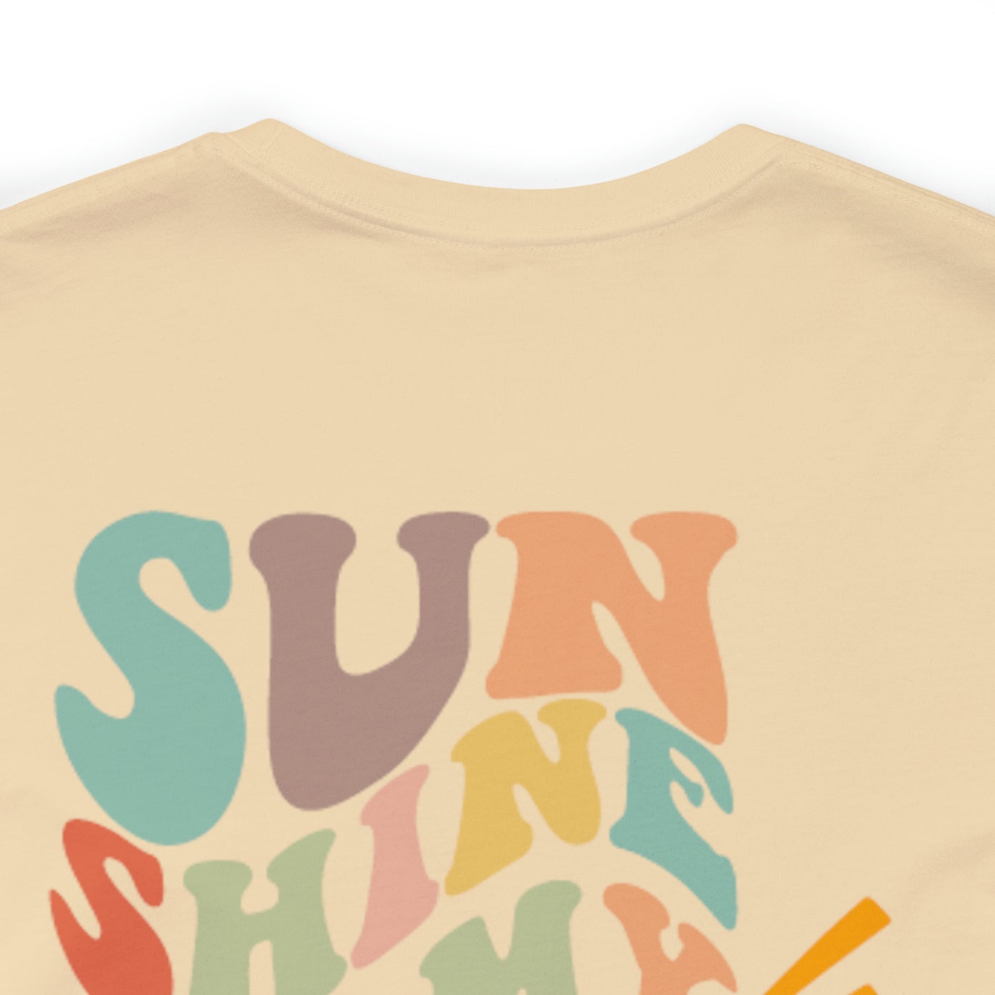 "Sunshine on My Mind"  (Front and Back Design)  Unisex Jersey Short Sleeve Tee