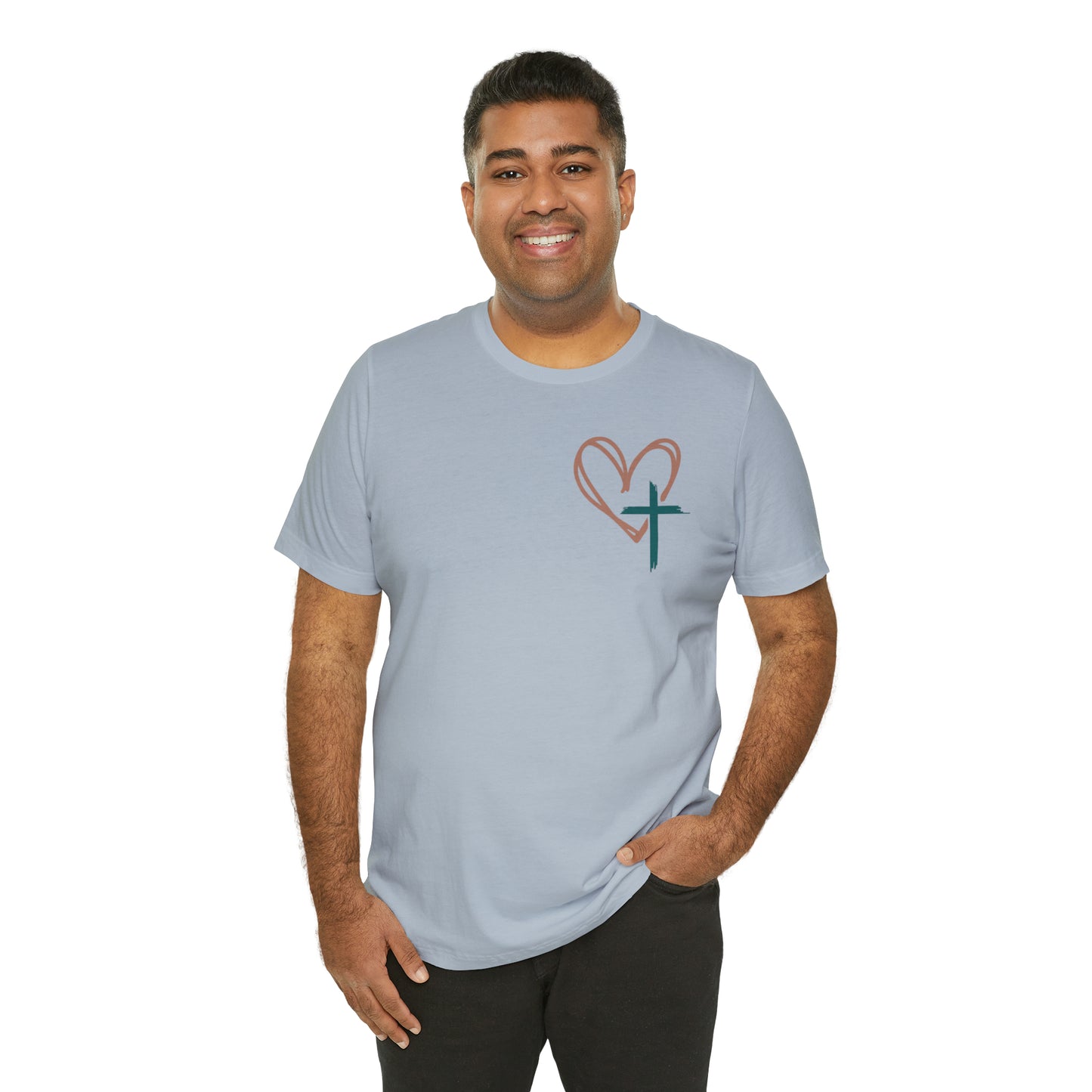 Amen Amen Amen with Cross Front and Back Design T-Shirt