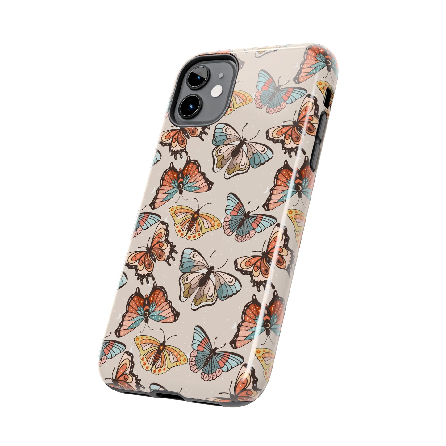 Butterfly Brown Tough Phone Cases