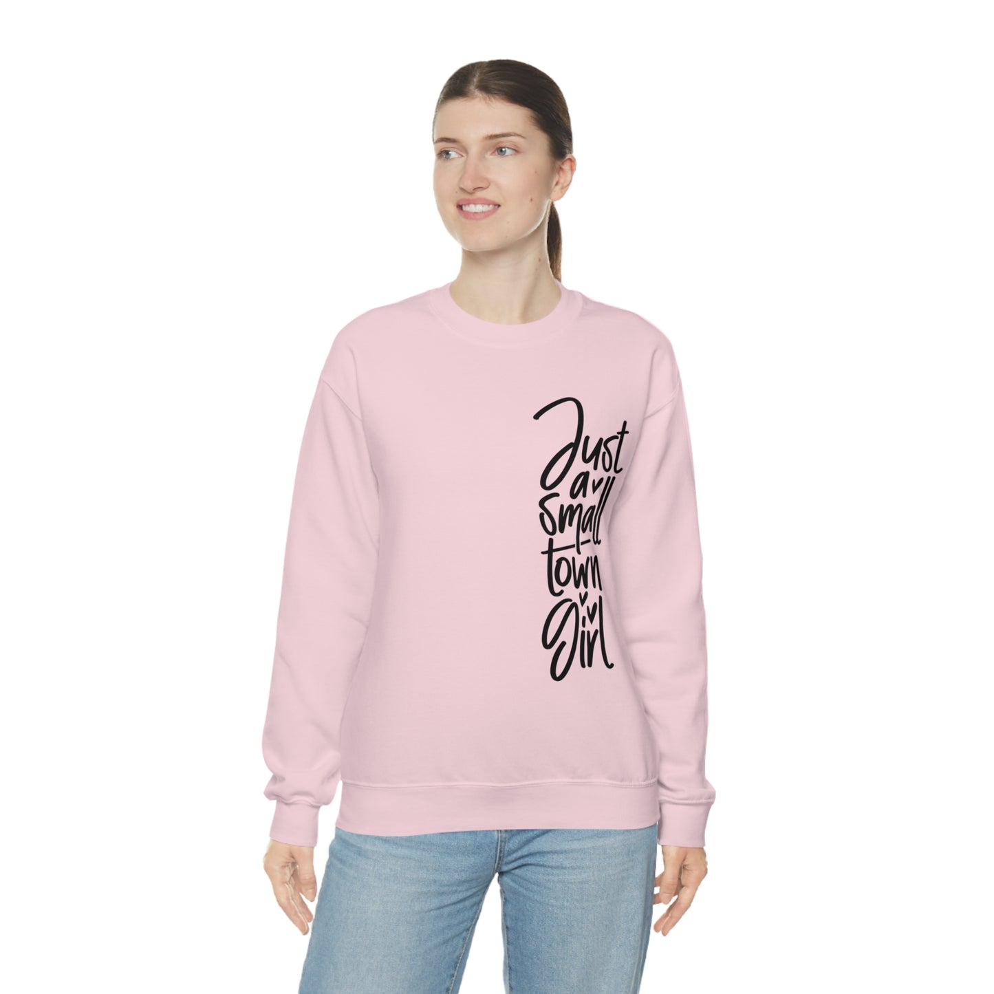 "Just a Small Town Girl" - Unisex Heavy Blend™ Crewneck Sweatshirt