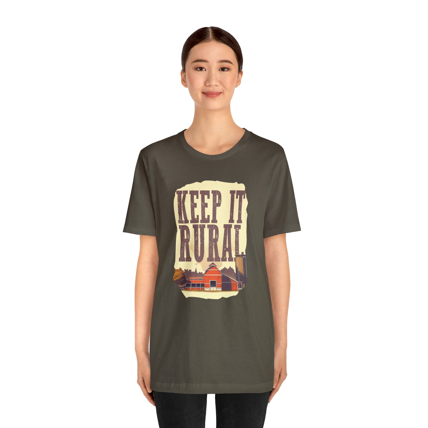 "Keep It Rural" Unisex Jersey Short Sleeve Tee