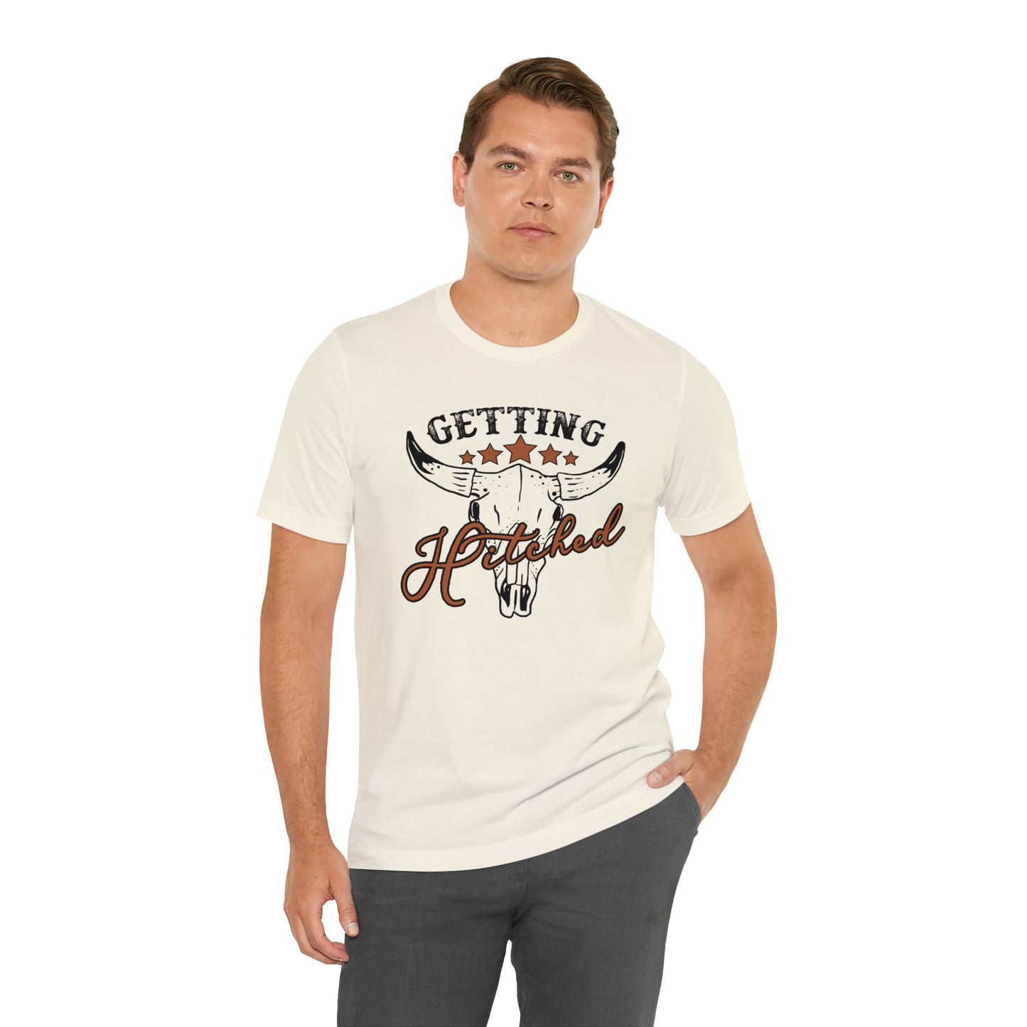 Vintage Getting Hitched Bride T-Shirt