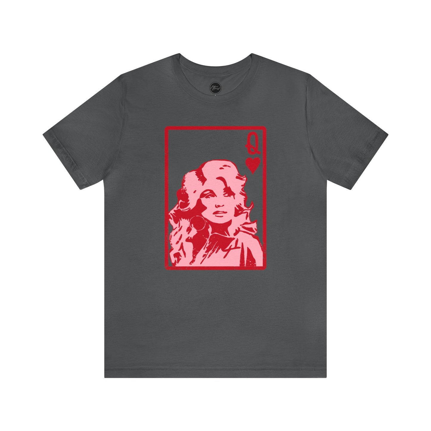 Dolly Queen of Hearts Valentine Bella Jersey Short Sleeve Tee (Unisex)