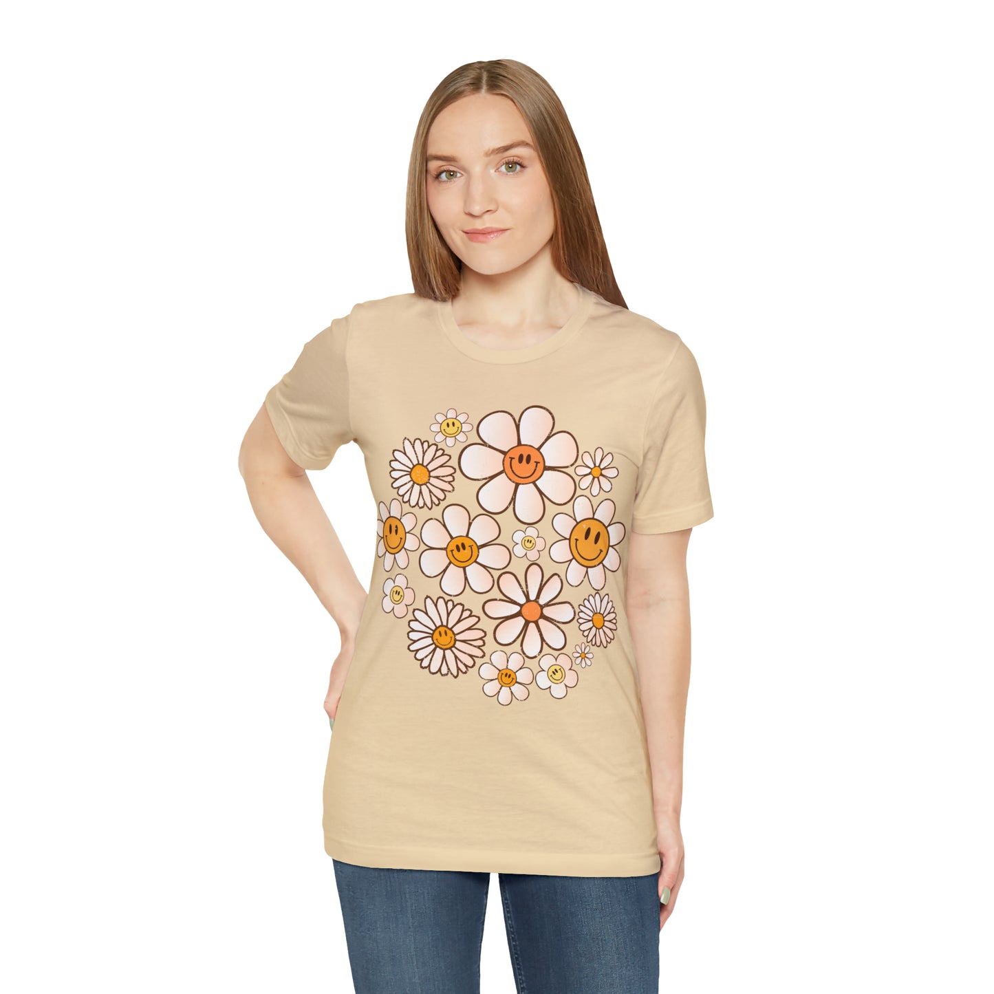 Distressed Smiling Daisies T-Shirt