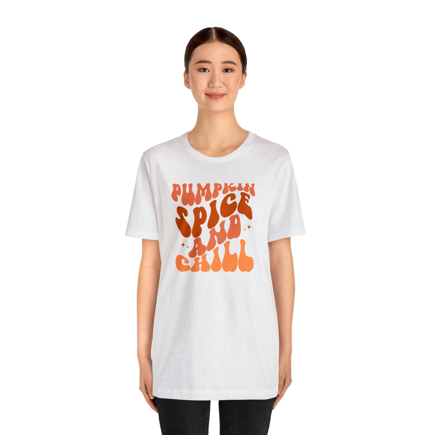 Pumpkin Spice and Chill Teacher T-Shirt