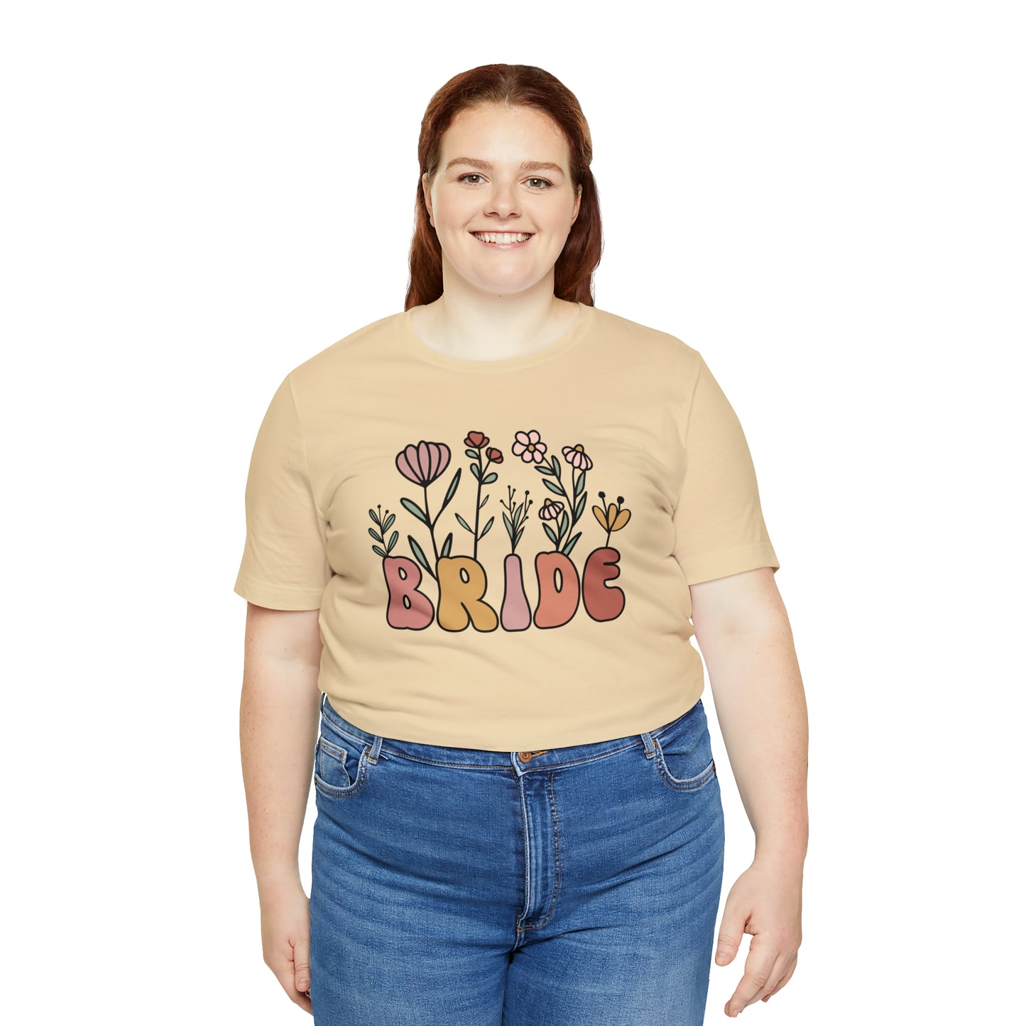 Boho Floral Bride T-Shirt