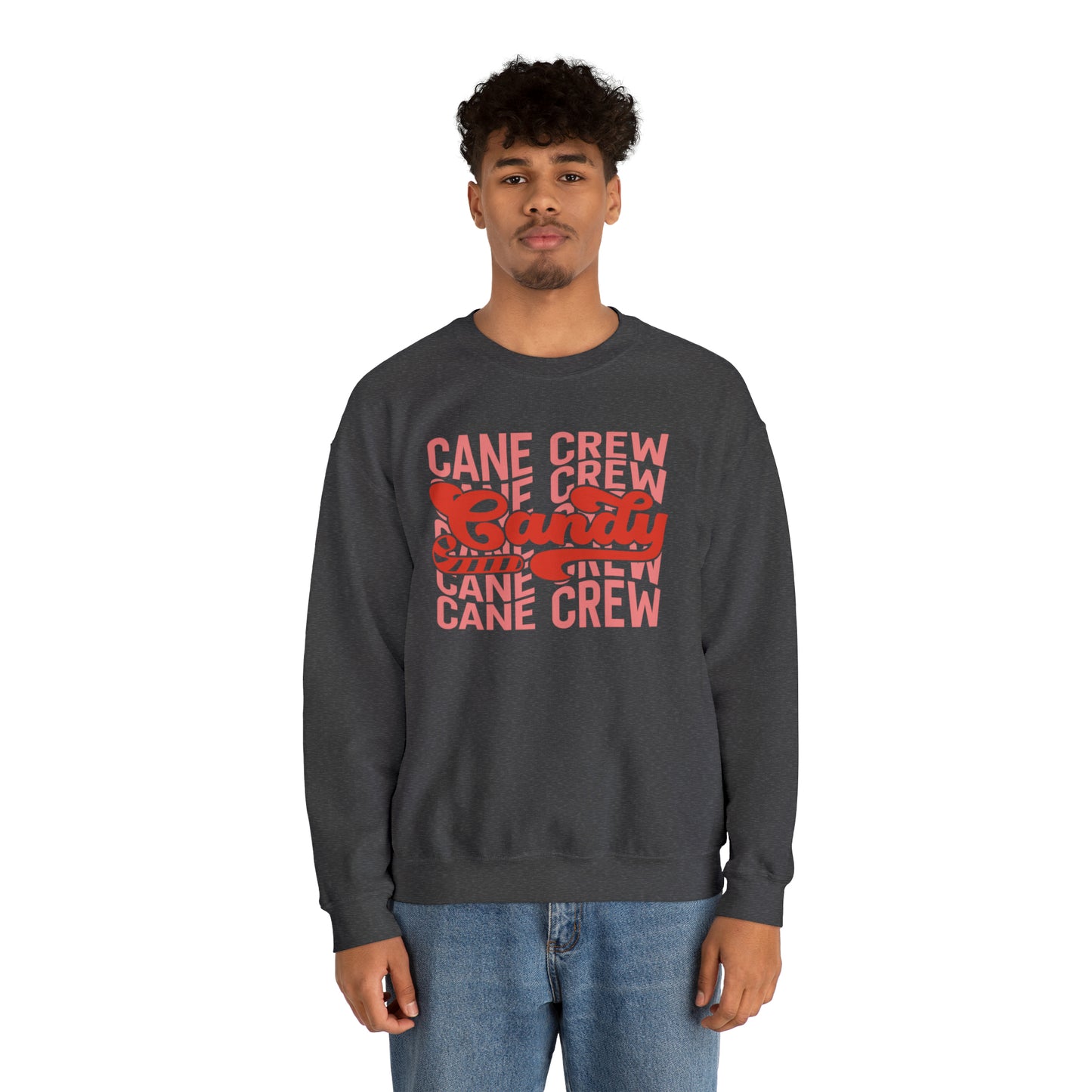 Candy Cane Crew Unisex Heavy Blend™ Crewneck Sweatshirt