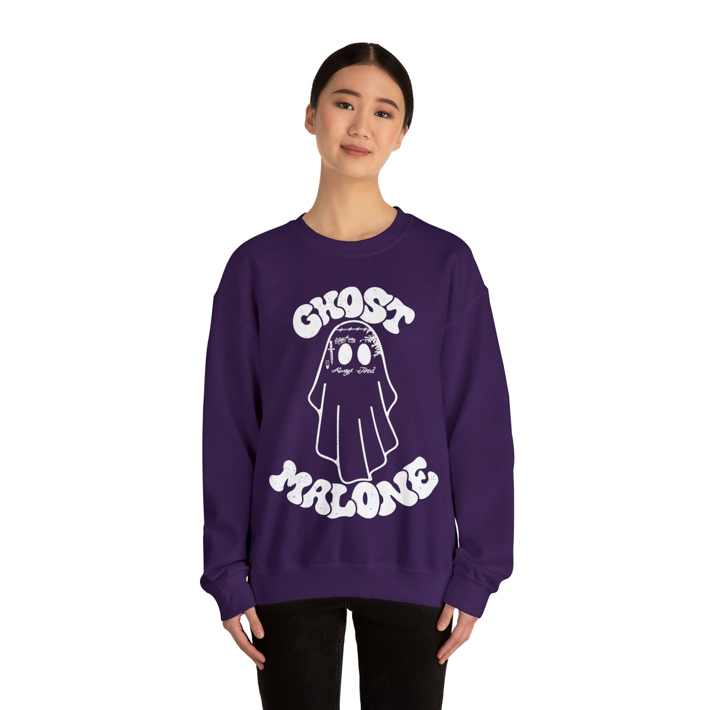 Ghost Malone Halloween Heavy Blend™ Crewneck Sweatshirt