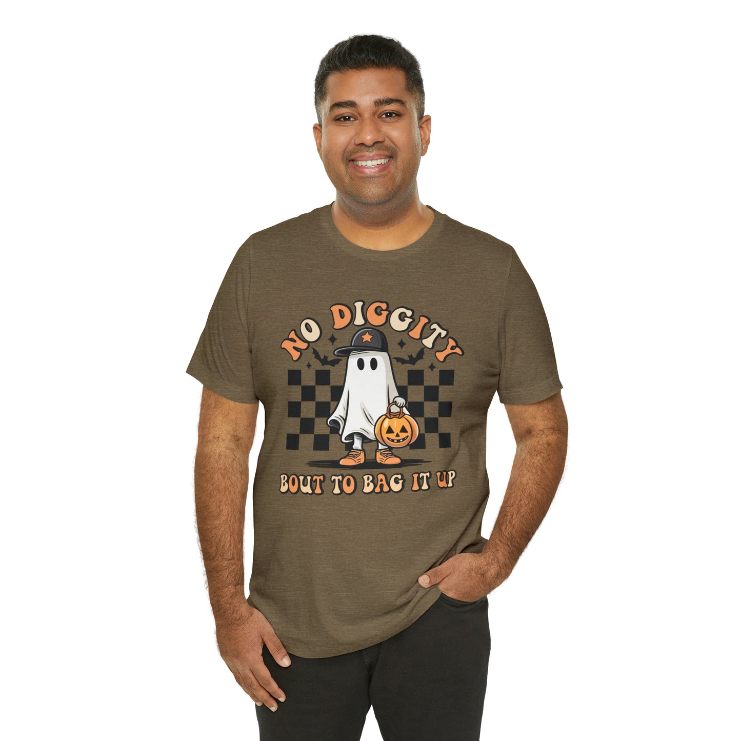 Halloween No Diggity Bout to Bag it Up T-Shirt