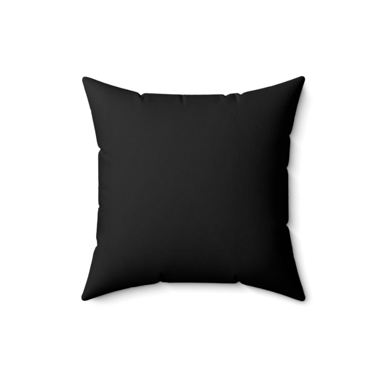 Black 80's Spooky Vibes Fall Halloween Spun Polyester Square Pillow