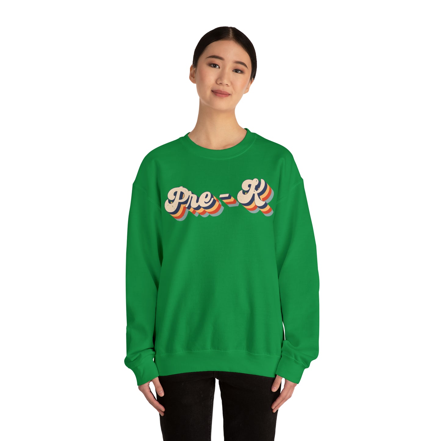 Retro Pre-K Unisex Heavy Blend™ Crewneck Sweatshirt