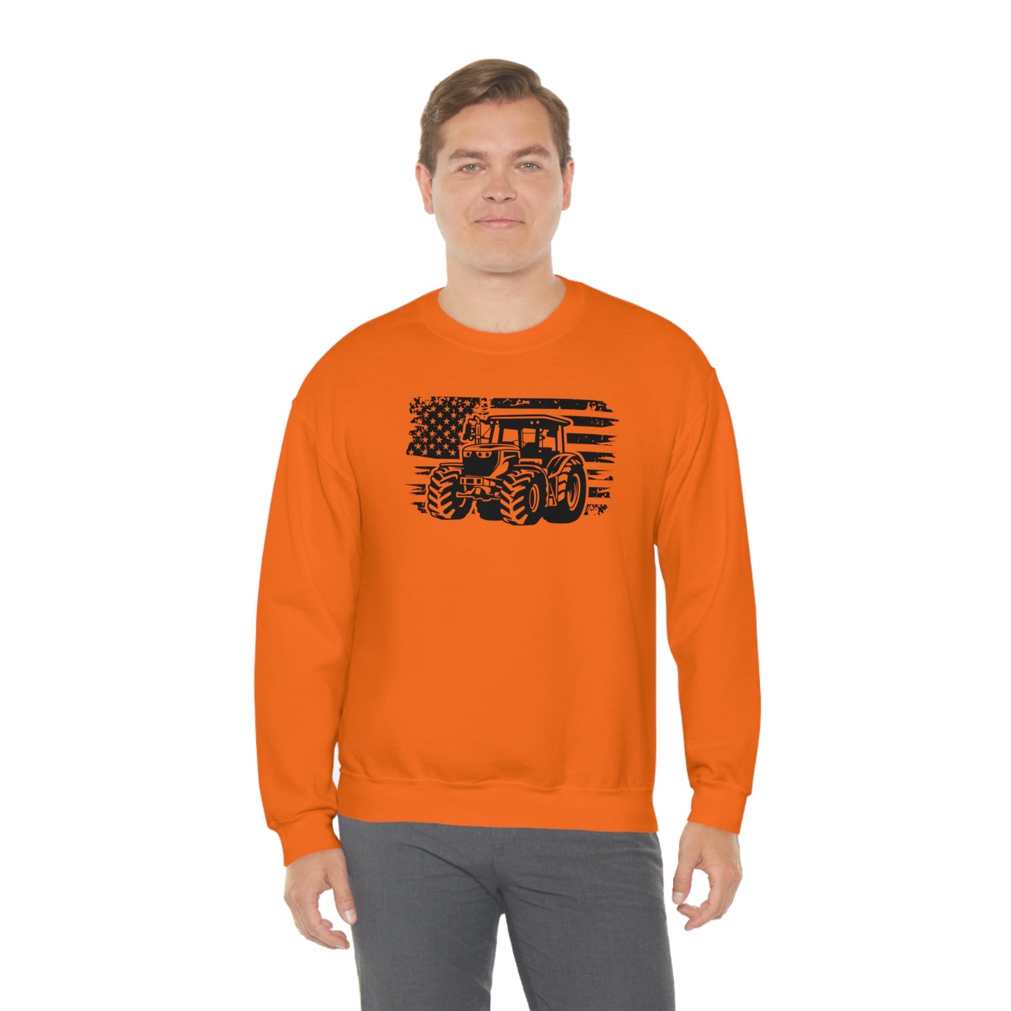 "American Tractor" - Unisex Heavy Blend™ Crewneck Sweatshirt