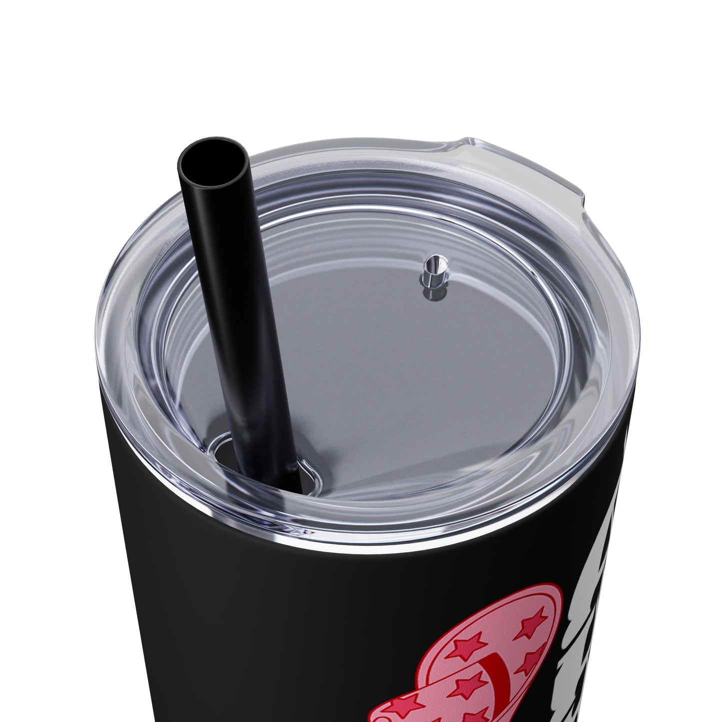 Gettin Hitched Skinny Tumbler with Straw, 20oz