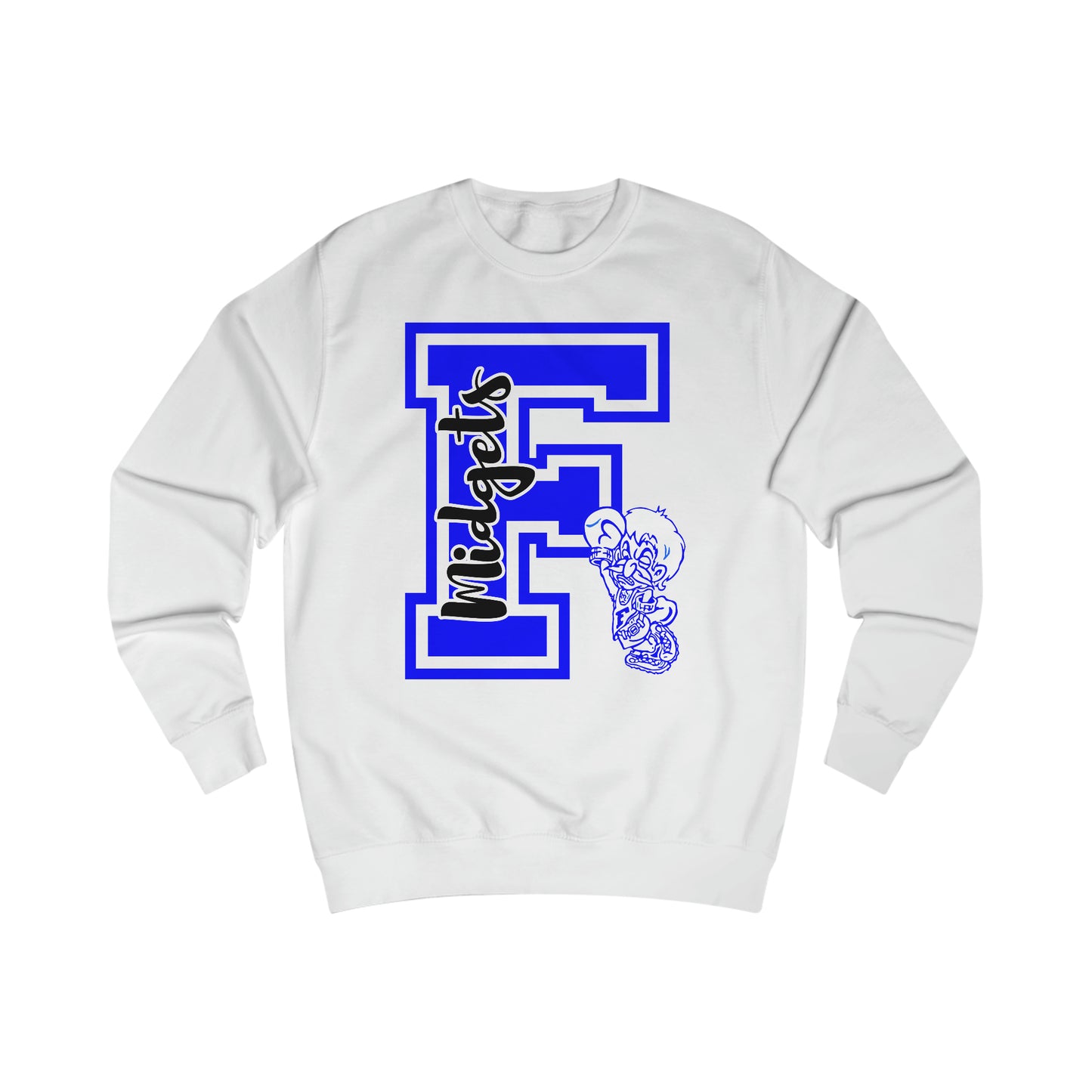 Give Me an F - Freeburg Midgets Logo Unisex Heavy Blend™ Crewneck Sweatshirt