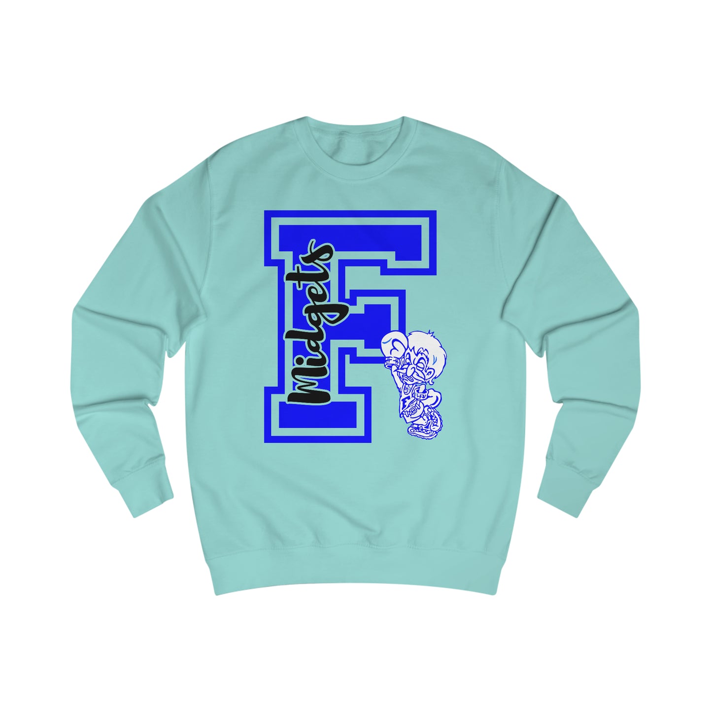 Give Me an F - Freeburg Midgets Logo Unisex Heavy Blend™ Crewneck Sweatshirt