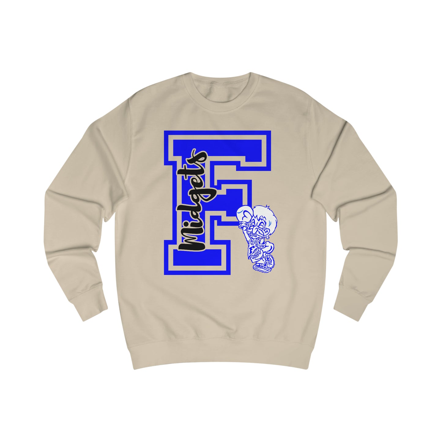 Give Me an F - Freeburg Midgets Logo Unisex Heavy Blend™ Crewneck Sweatshirt