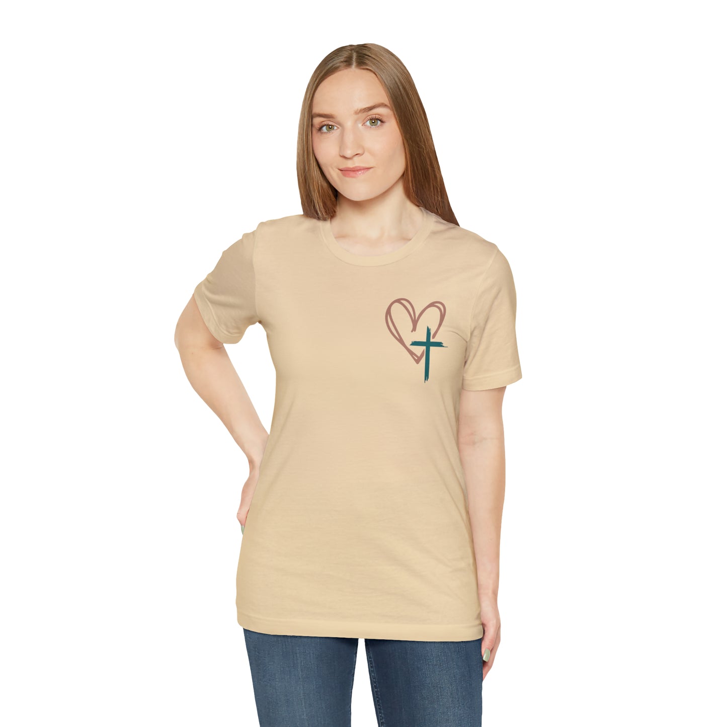 Amen Amen Amen with Cross Front and Back Design T-Shirt