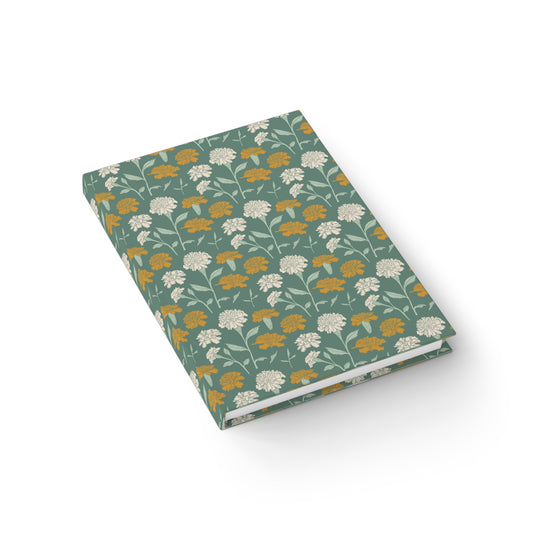 Cream and Green Mum Floral Journal - Blank