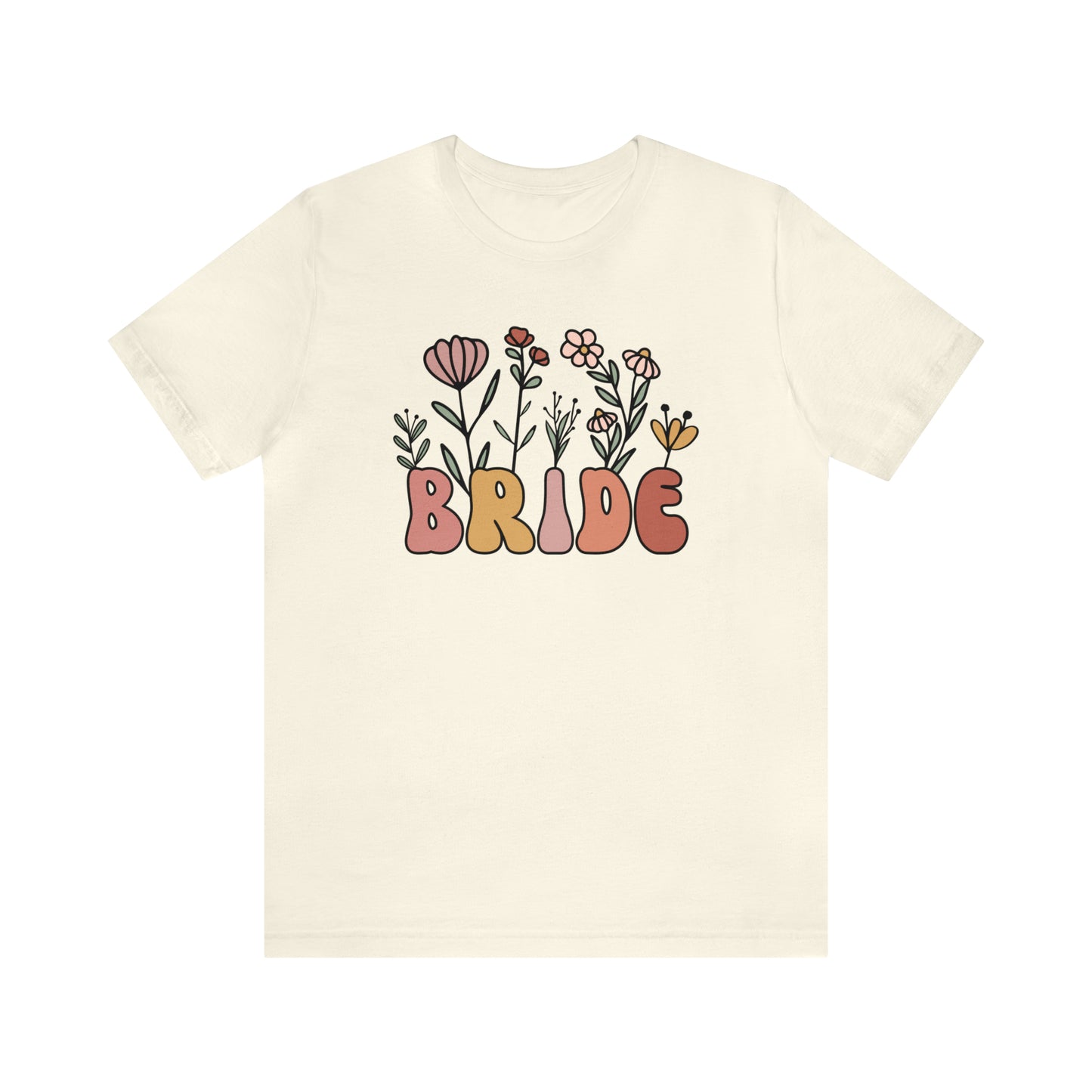 Boho Floral Bride T-Shirt