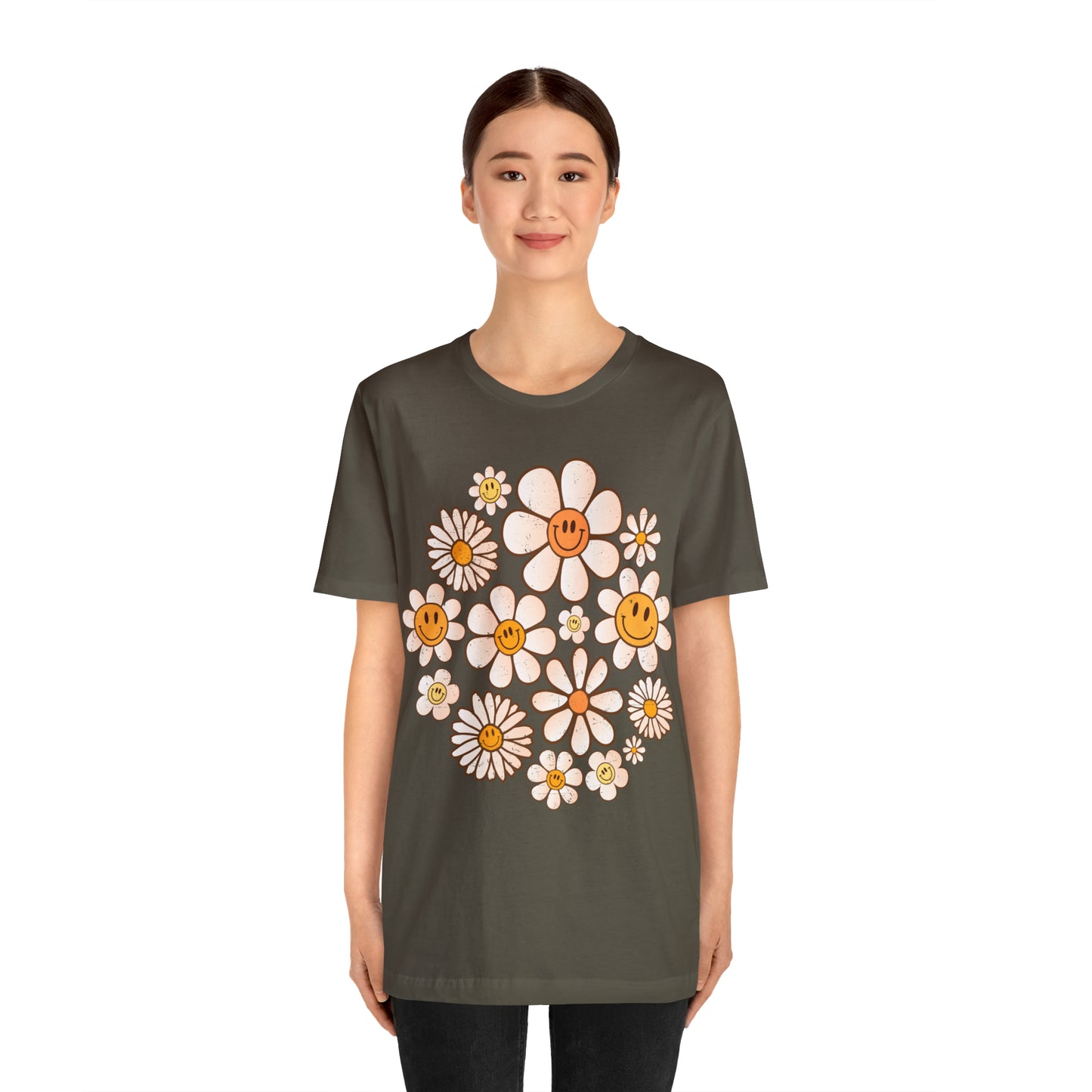 Distressed Smiling Daisies T-Shirt