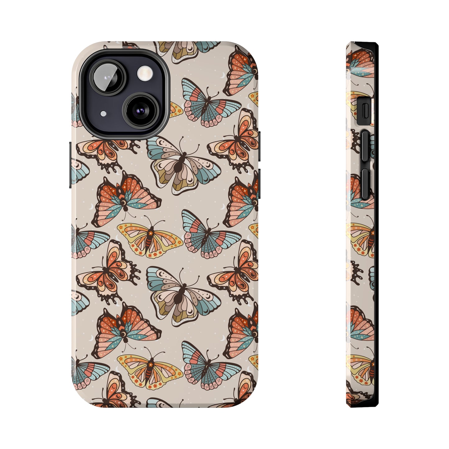 Butterfly Brown Tough Phone Cases