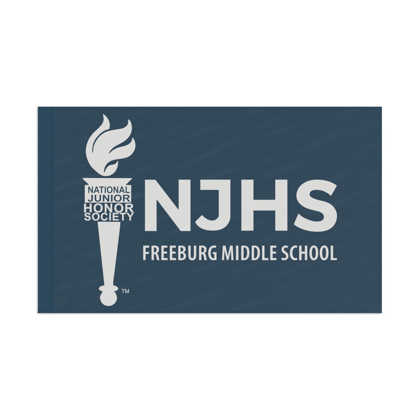 Freeburg Middle School NJHS National Junior Honor Society Flag - Slate Blue