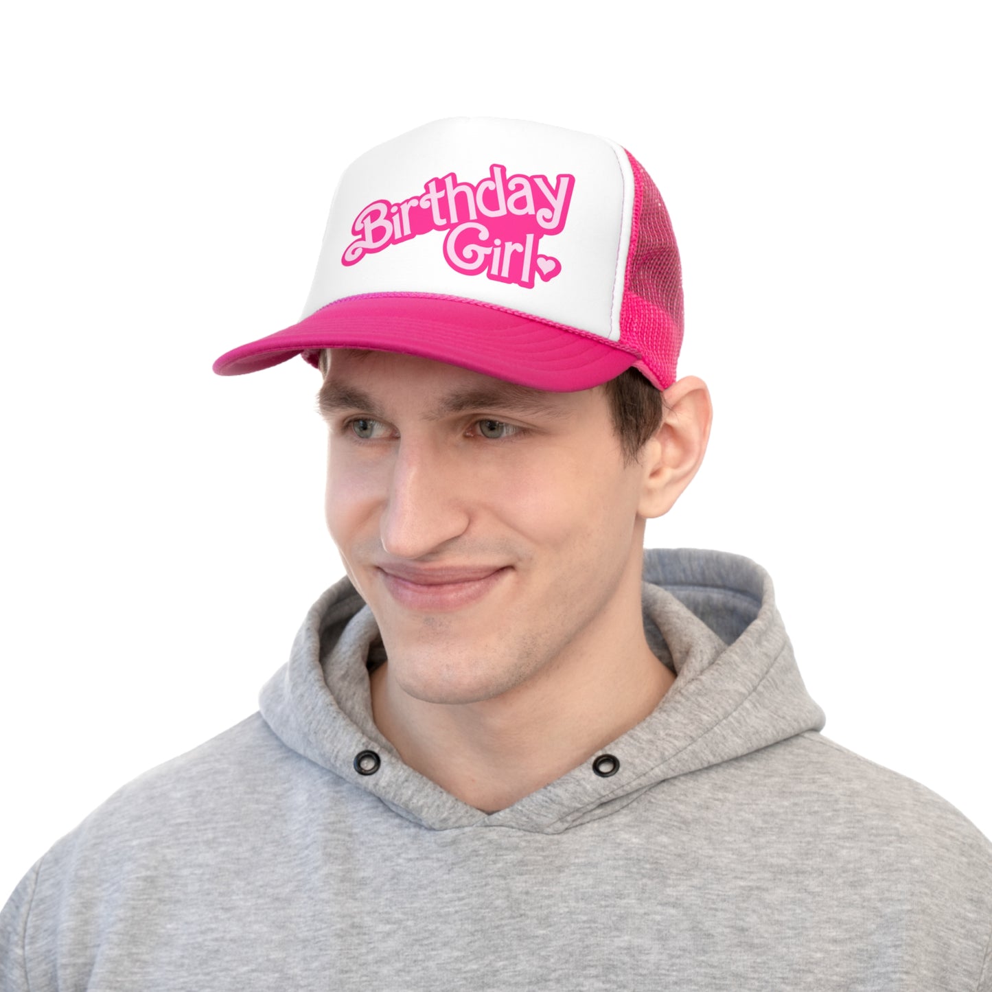 Barbie Birthday Girl Tall Trucker Caps