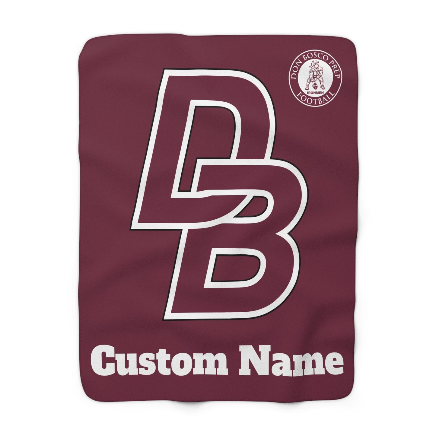 Custom Don Bosco Sherpa Fleece Blanket