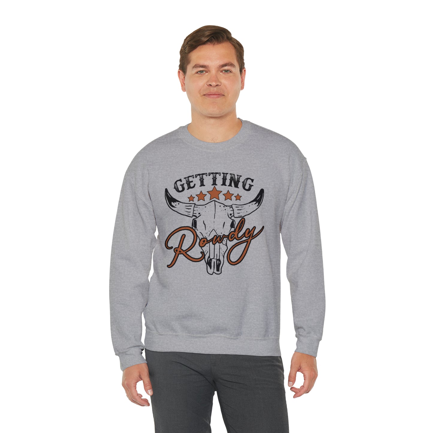 Vintage Getting Rowdy Party/ Bridesmaid/ Groomsman Unisex Heavy Blend™ Crewneck Sweatshirt