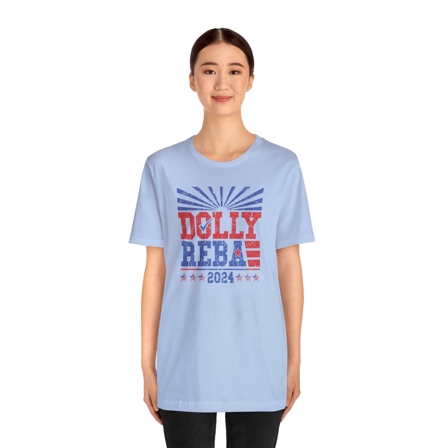 Dolly Reba for President 2024 Bella Jersey Short Sleeve Tee (Unisex)