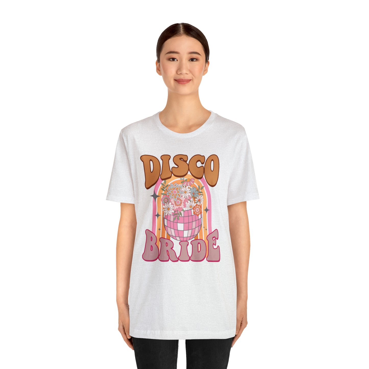 Retro Disco Bride Mirror Ball T-Shirt