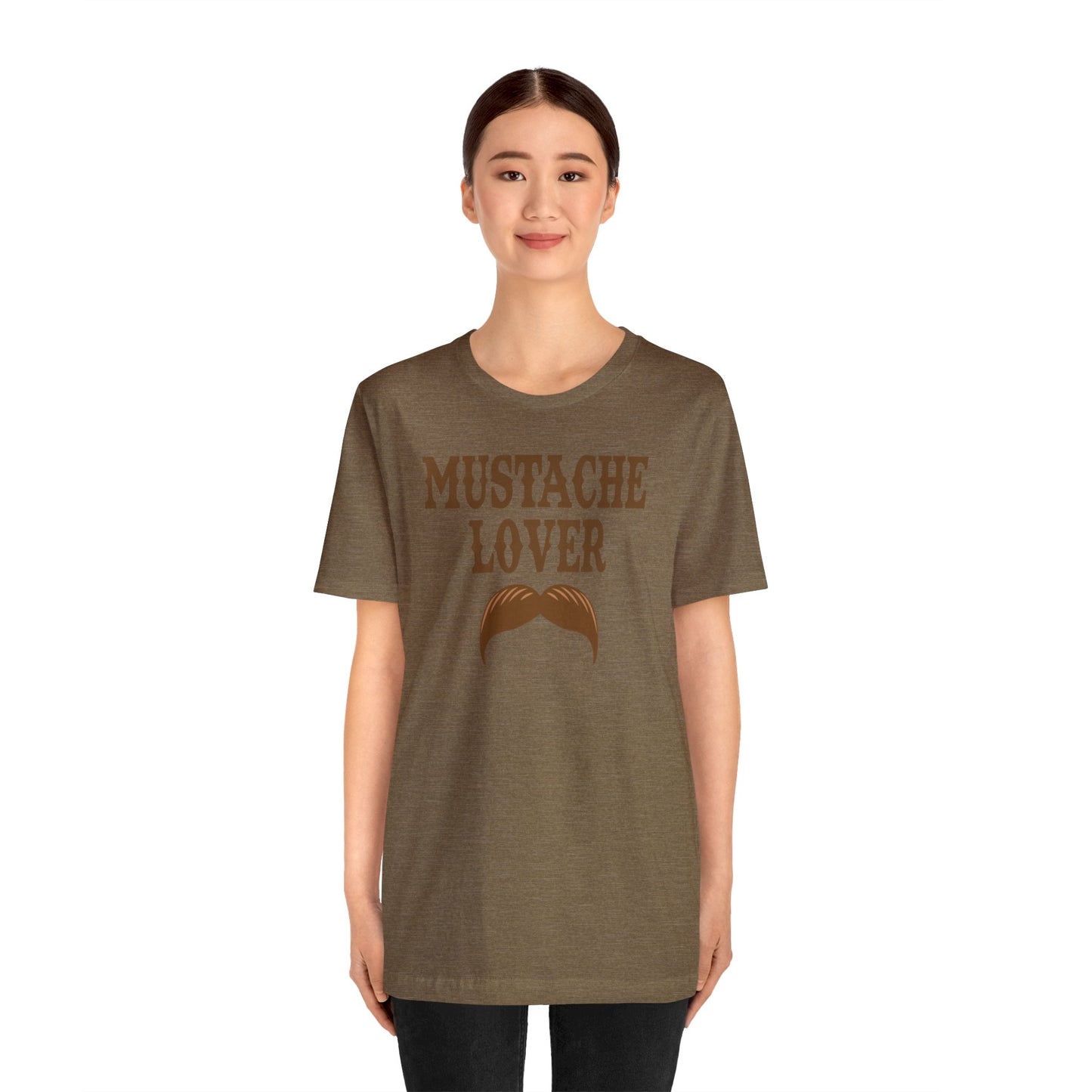 Mustache Lover Bella Jersey Short Sleeve Tee (Unisex)