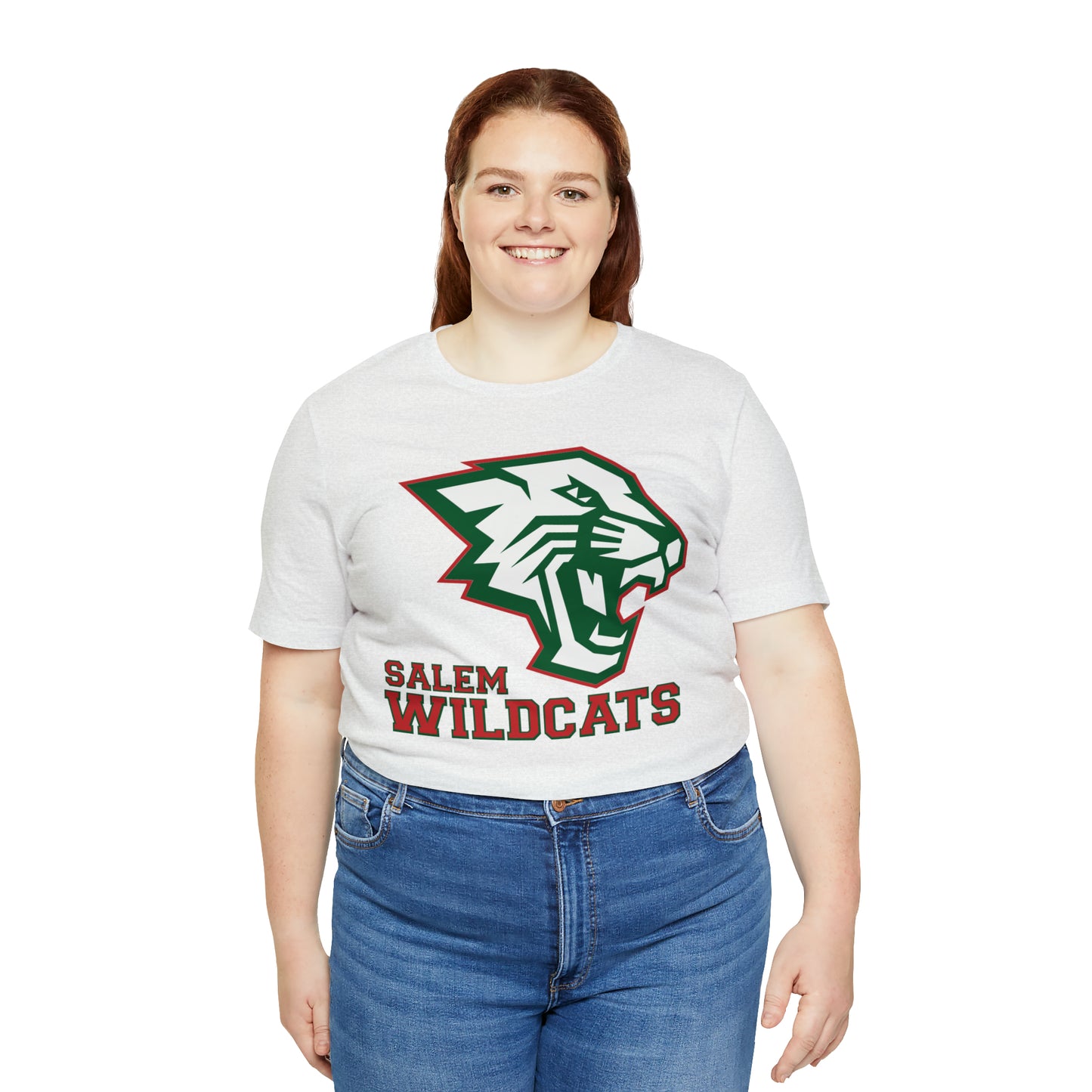 Salem Wildcats Jersey Short Sleeve Tee - Red Print