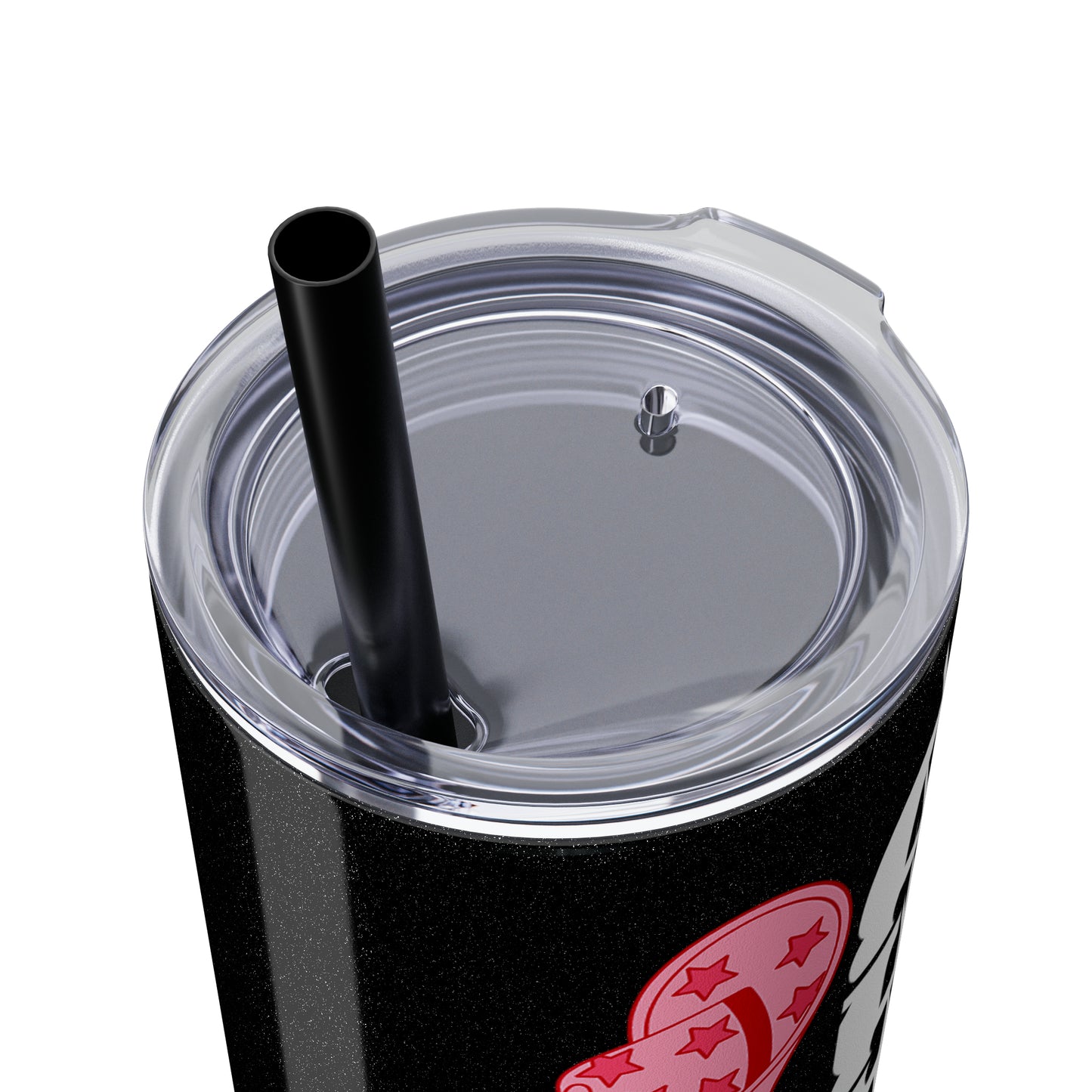 Gettin Hitched Skinny Tumbler with Straw, 20oz