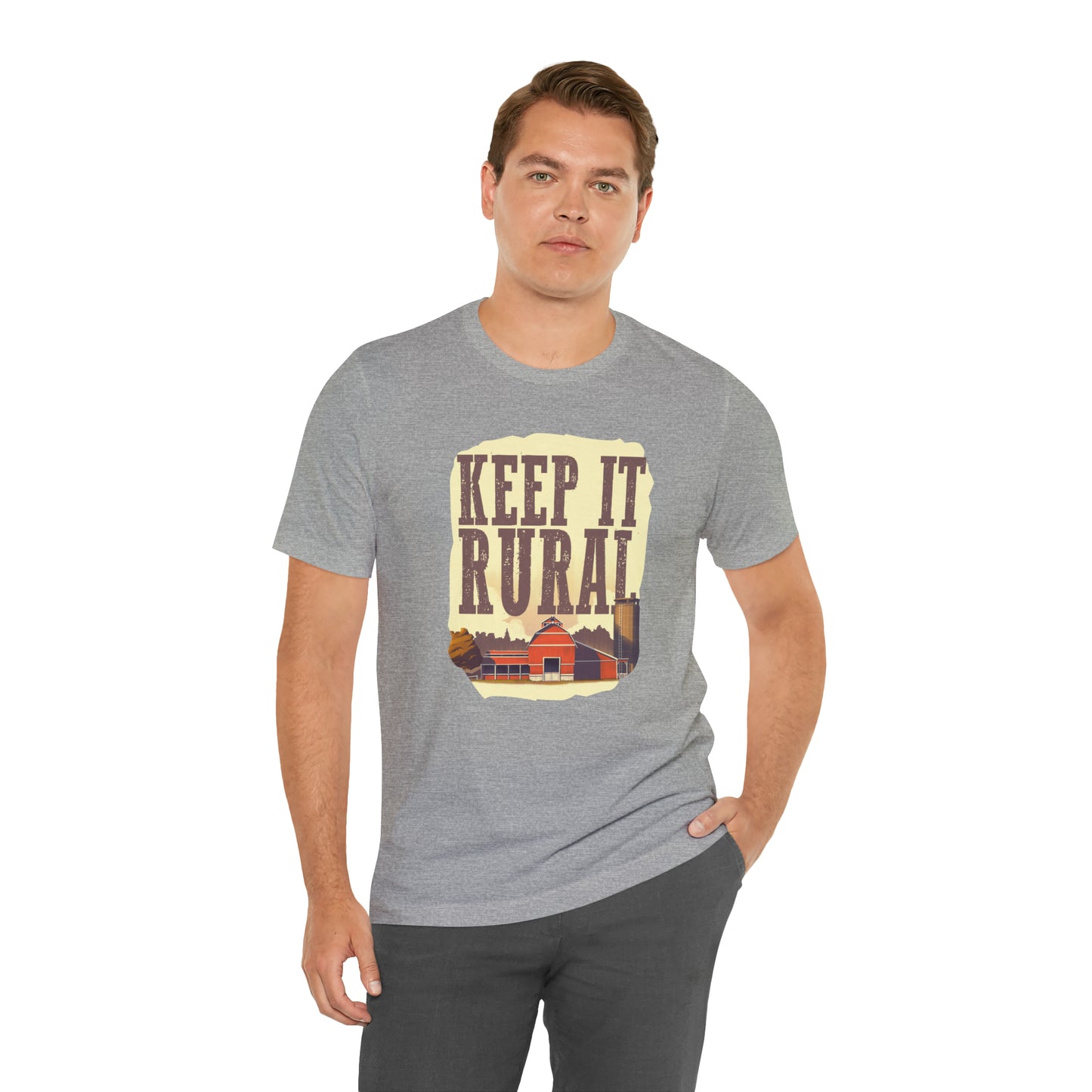 "Keep It Rural" Unisex Jersey Short Sleeve Tee