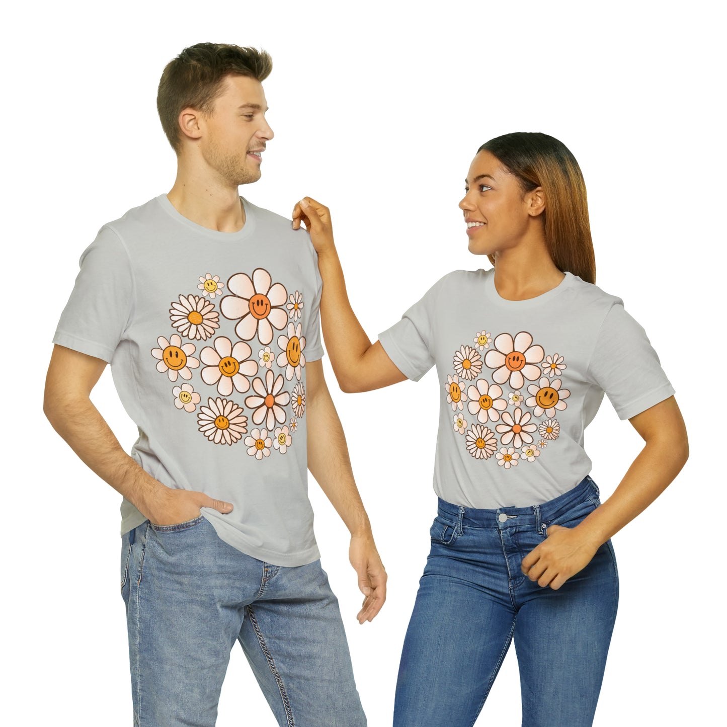 Distressed Smiling Daisies T-Shirt