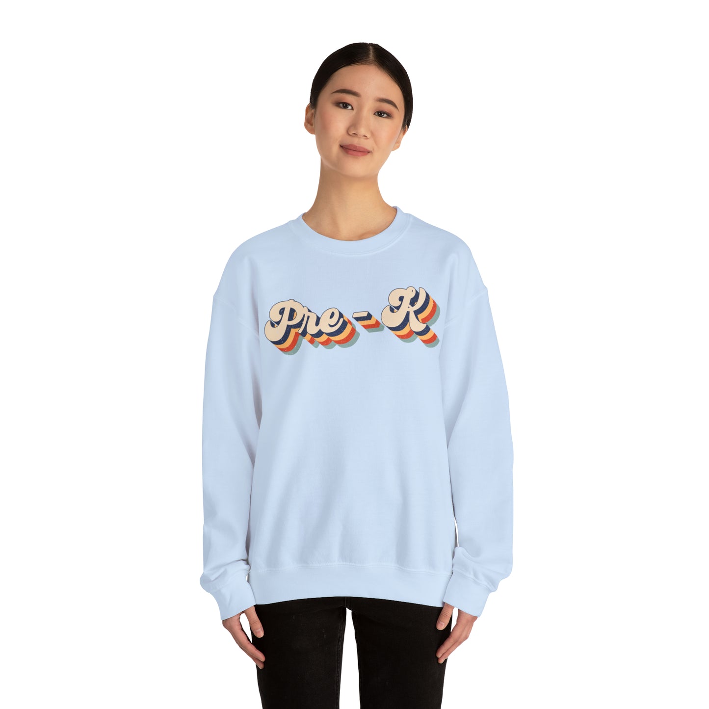 Retro Pre-K Unisex Heavy Blend™ Crewneck Sweatshirt