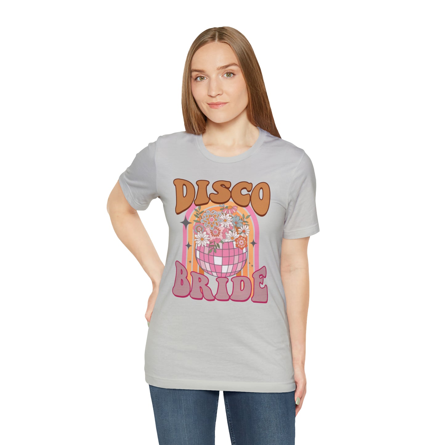 Retro Disco Bride Mirror Ball T-Shirt