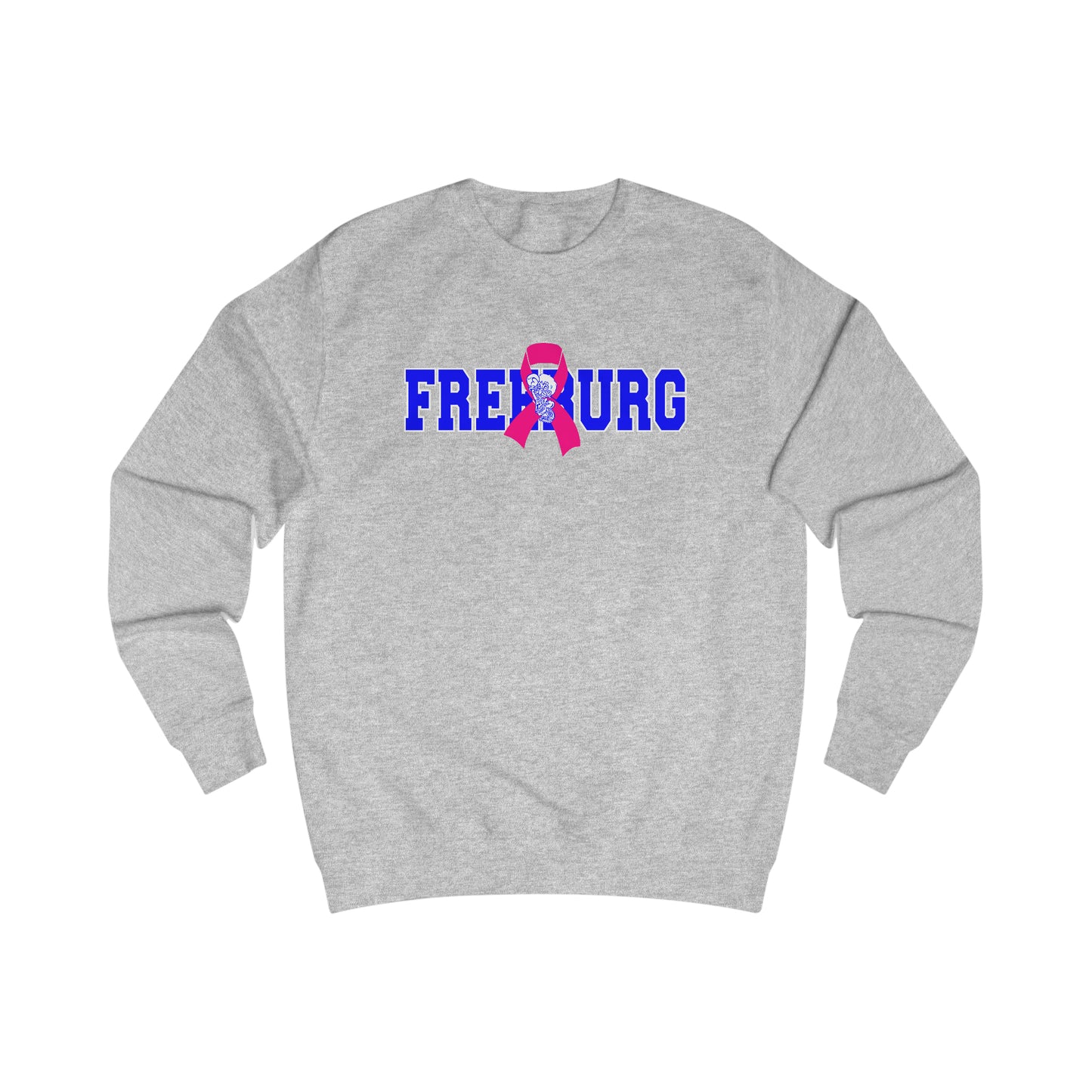 Freeburg Midgets Pink Ribbon Unisex Heavy Blend Crewneck Sweatshirt