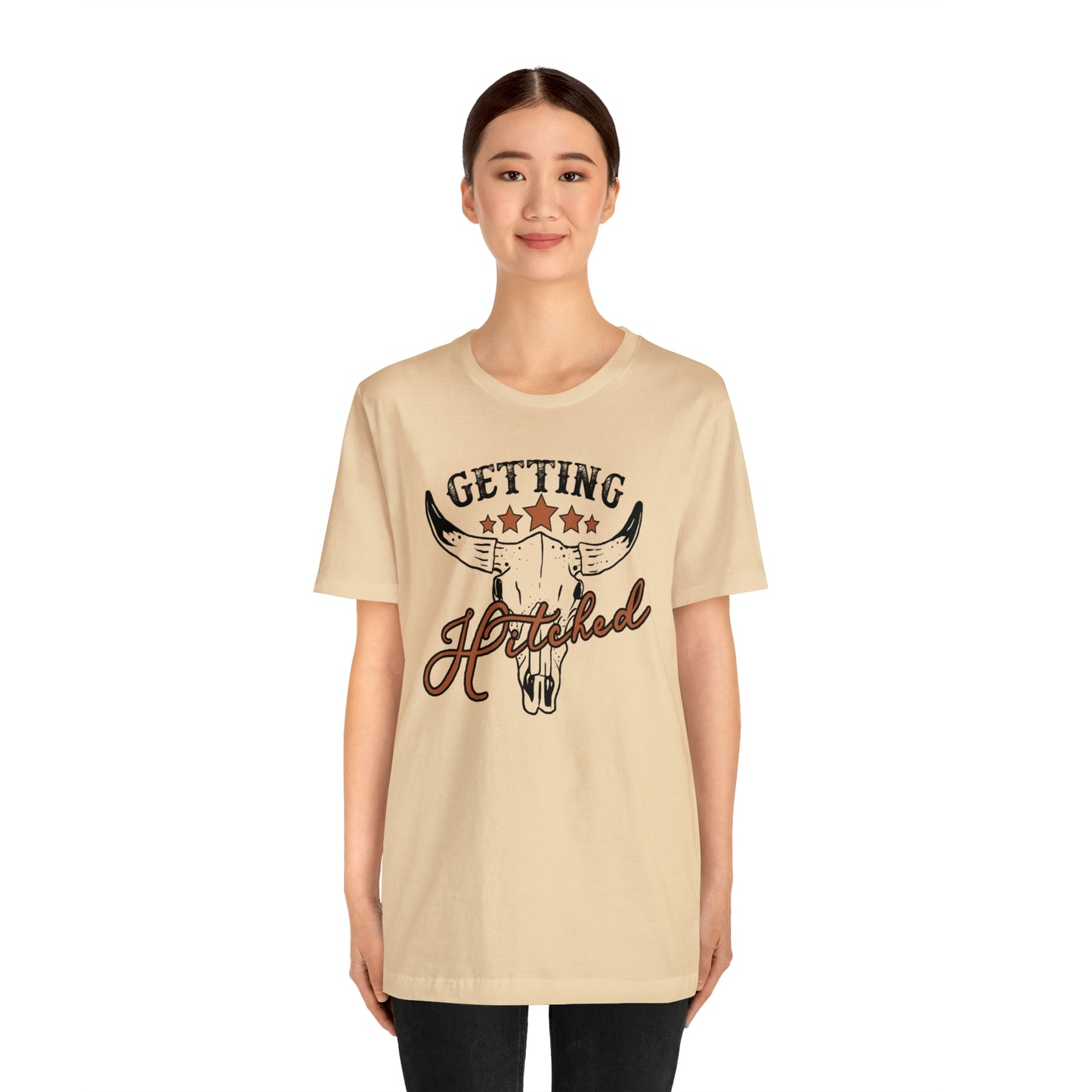 Vintage Getting Hitched Bride T-Shirt