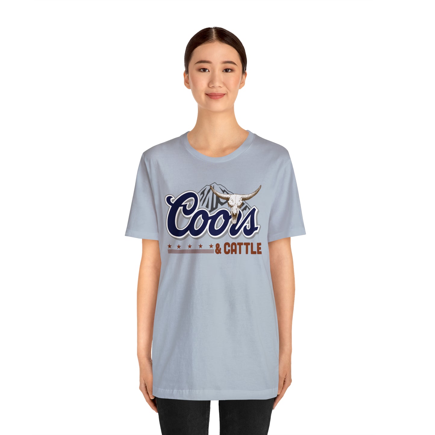 Beer and Cattle Unisex Jersey Short Sleeve Tee